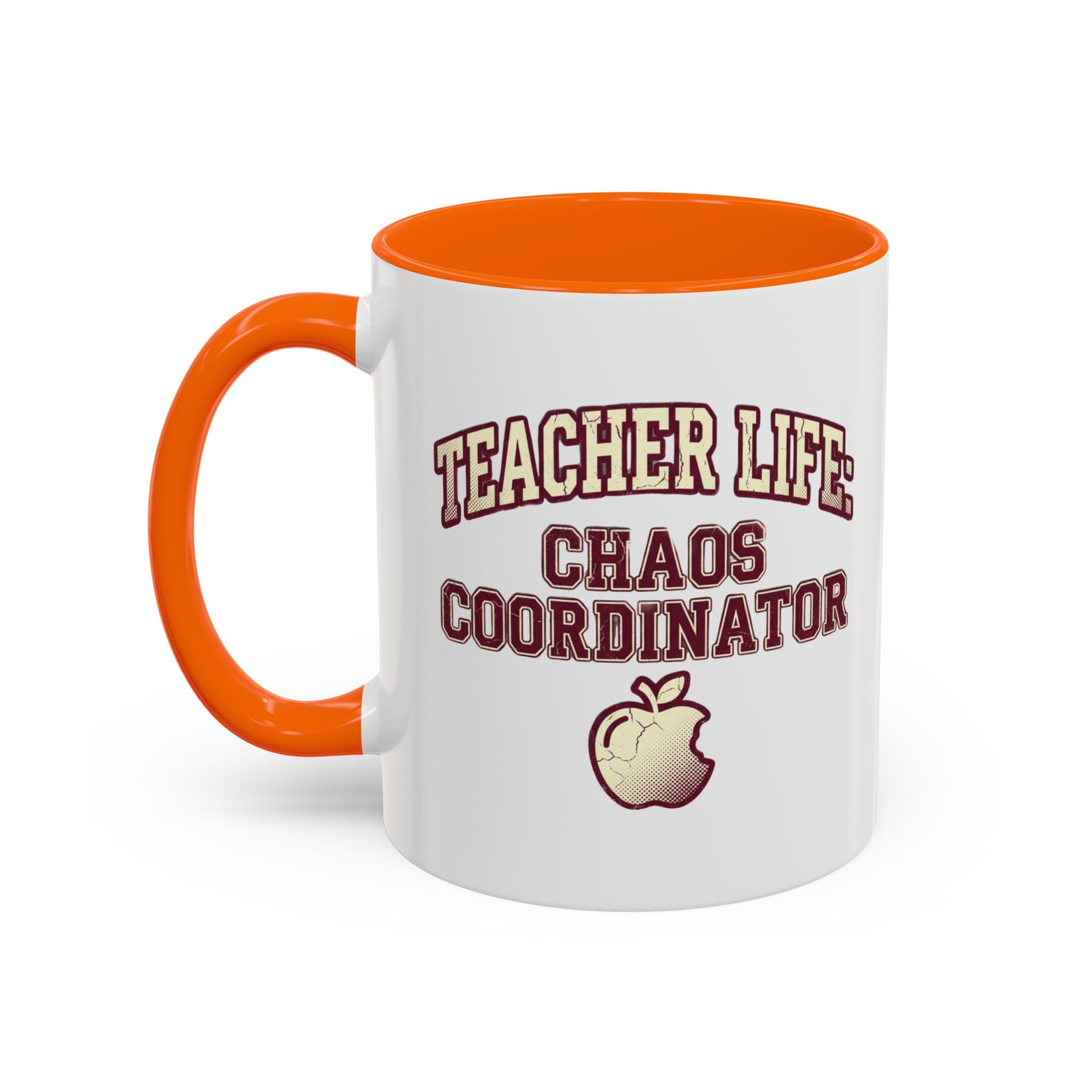 Funny Teacher Life Chaos Coordinator Coffee Mug — Accent Mug