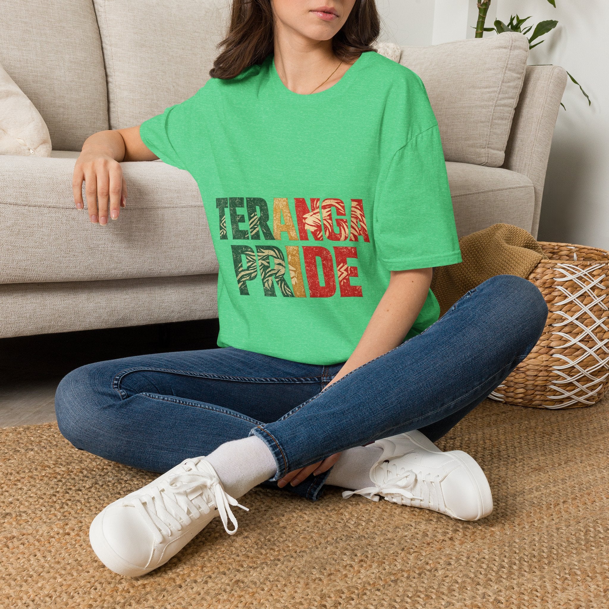 Senegal Teranga Pride T-Shirt — Senegalese Culture Floral Graphic Tee