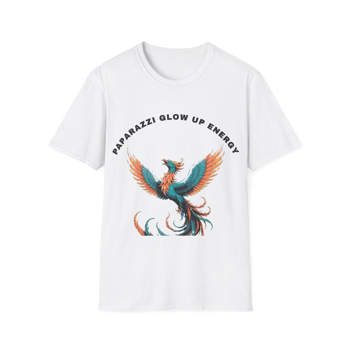 Phoenix Graphic T-Shirt — "Paparazzi Glow Up Energy" Inspirational Casual Tee - Trending Now - September 2026