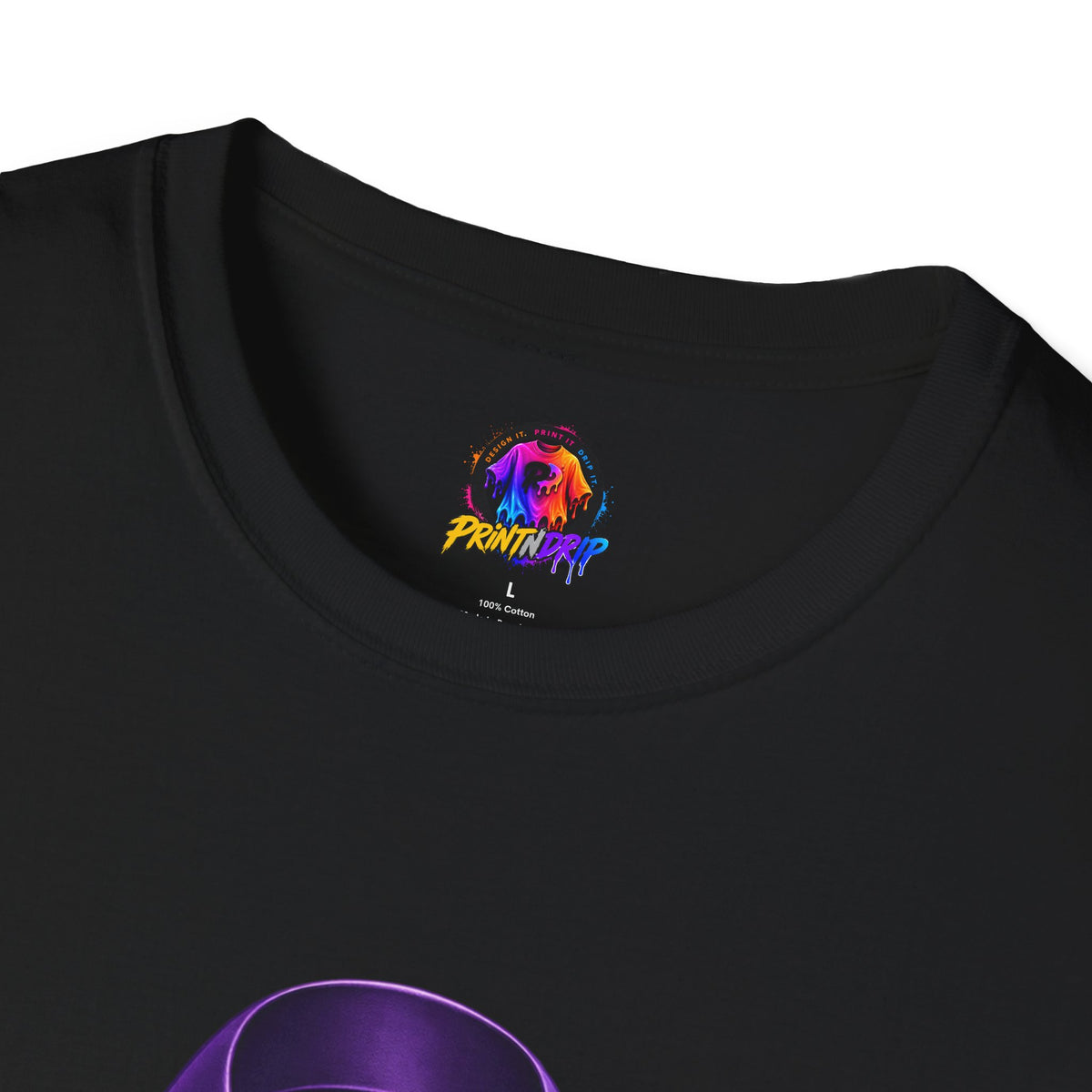 Break The Cycle Purple Ribbon T-Shirt — Domestic Violence Awareness Tee