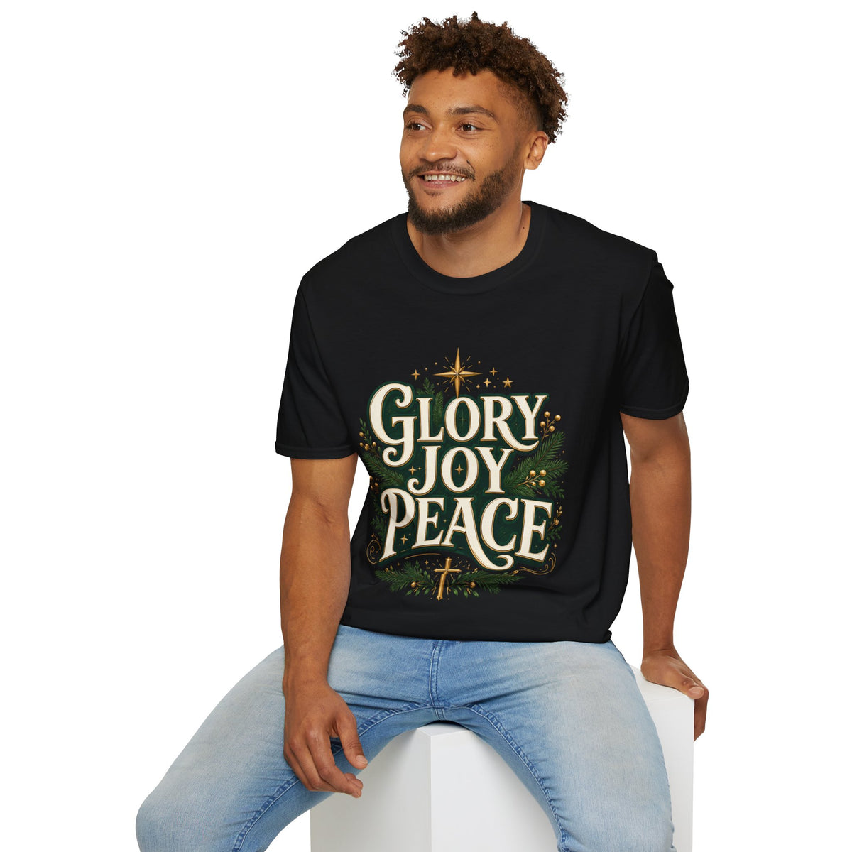 Glory Joy Peace Christmas T-Shirt