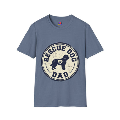 Rescue Dog Dad T-Shirt – Vintage Shelter Pup Support Tee