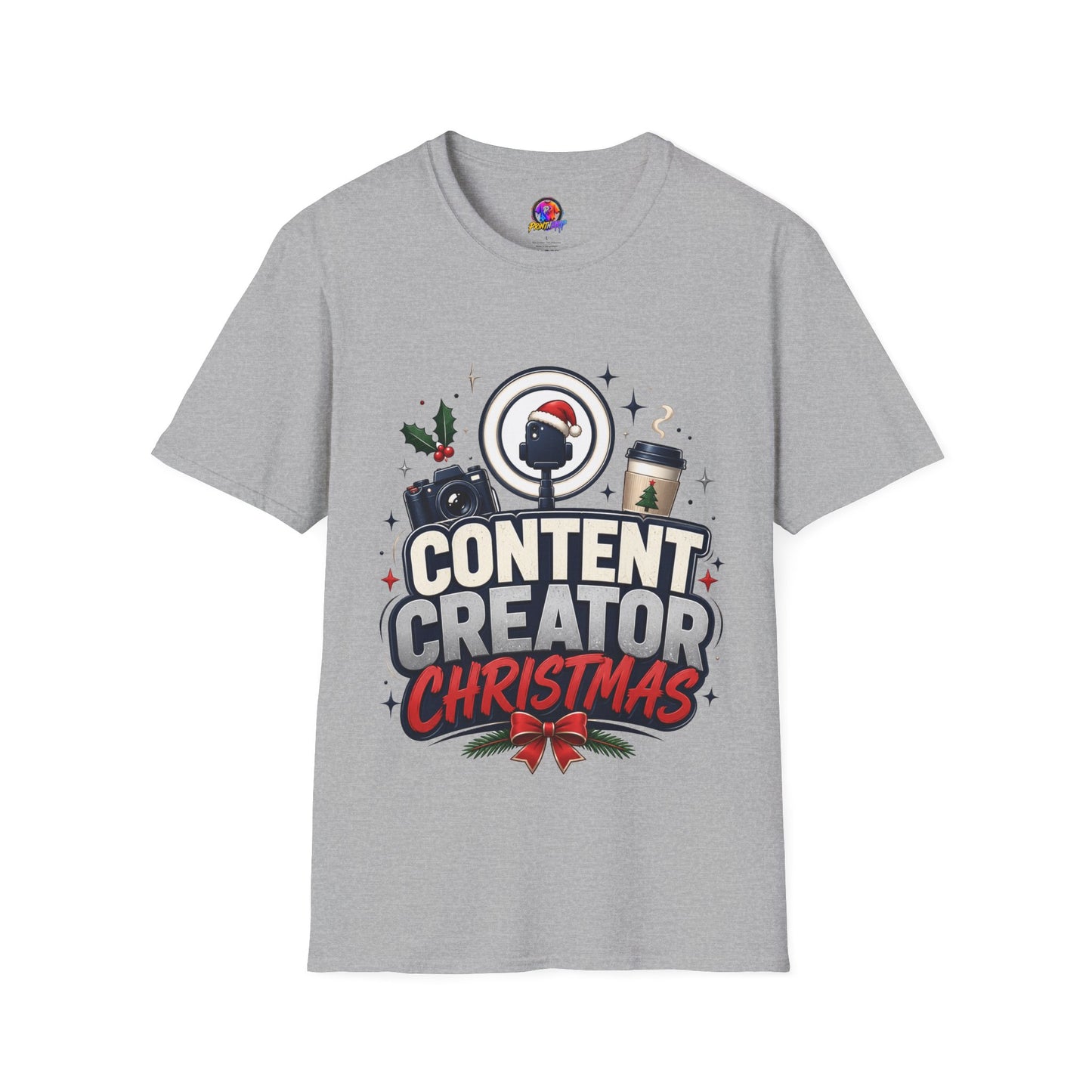 Content Creator Christmas T-Shirt