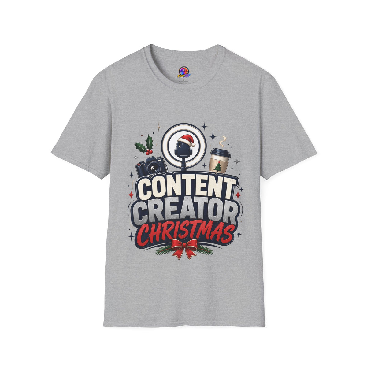 Content Creator Christmas T-Shirt