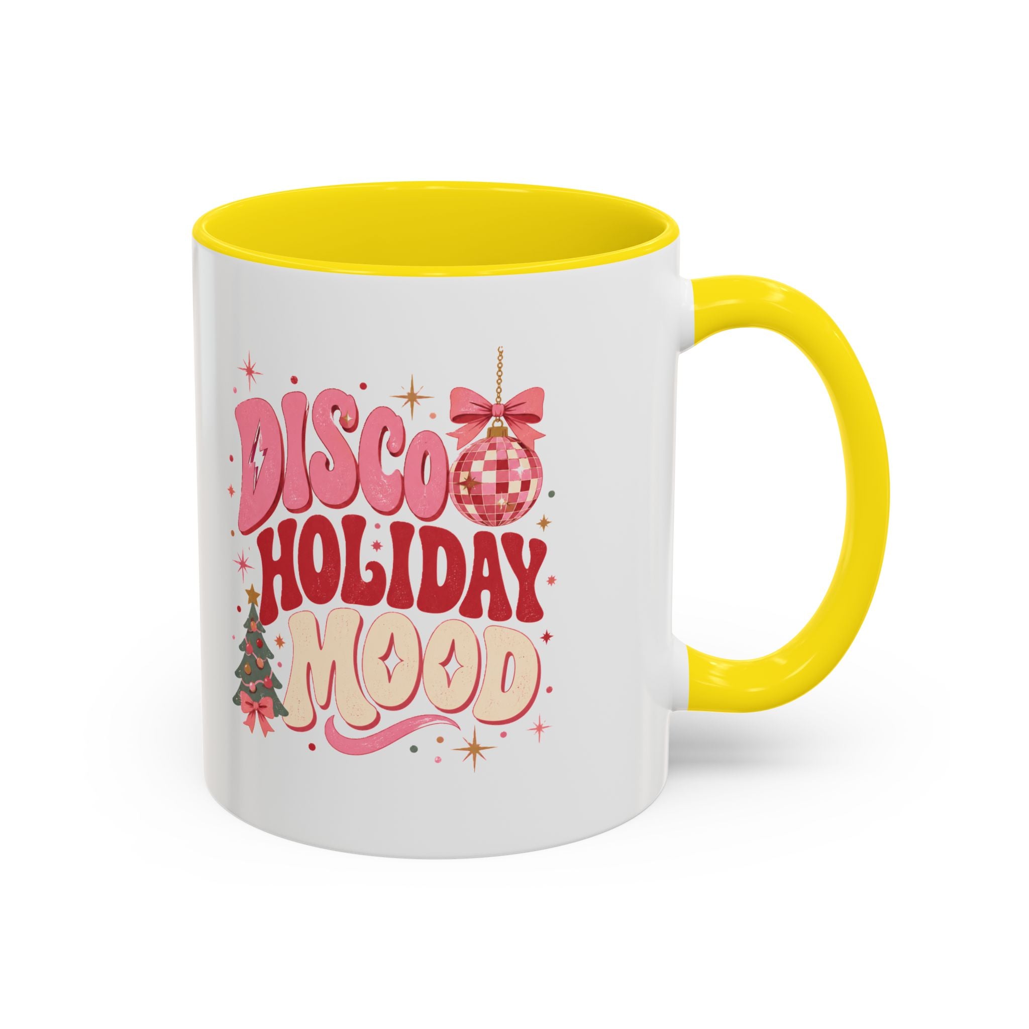 Modern Day Christmas Disco Holiday Mood Coffee Mug