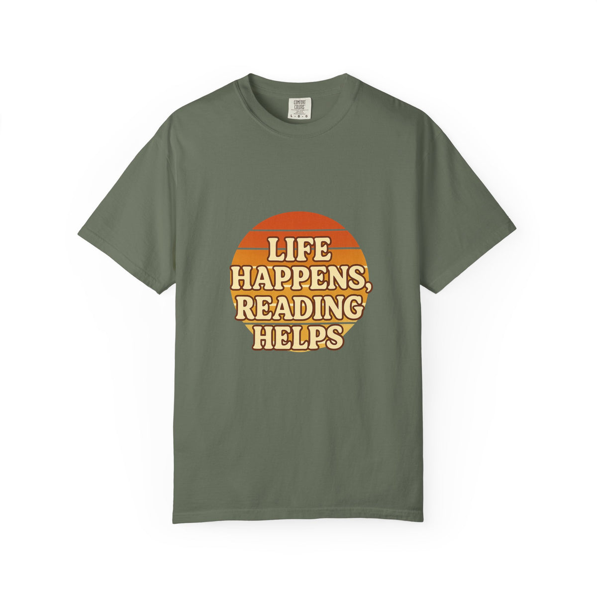 Reading Helps T-Shirt — "Life Happens, Reading Helps" Retro Book Tee - Trending Now - October 2026