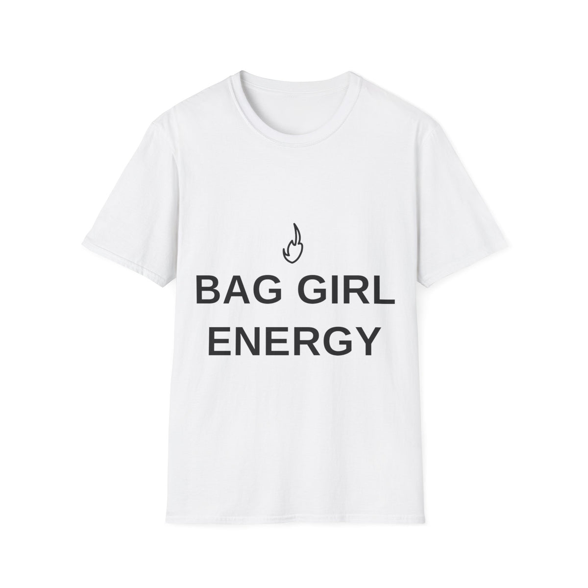 Bag Girl Energy Minimalist Saxophone Music Lover White Graphic Tee - Trending Now - September 2026