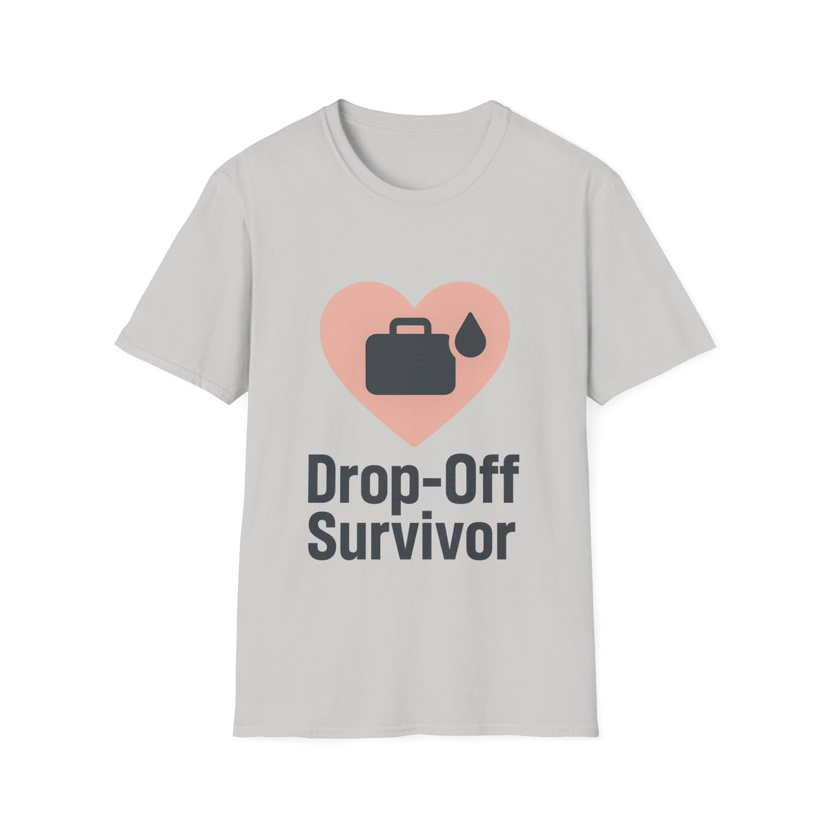 Drop-Off Survivor T-Shirt — Heart & Inkjet Printer Rescue Tee - Trending Now - August 2026