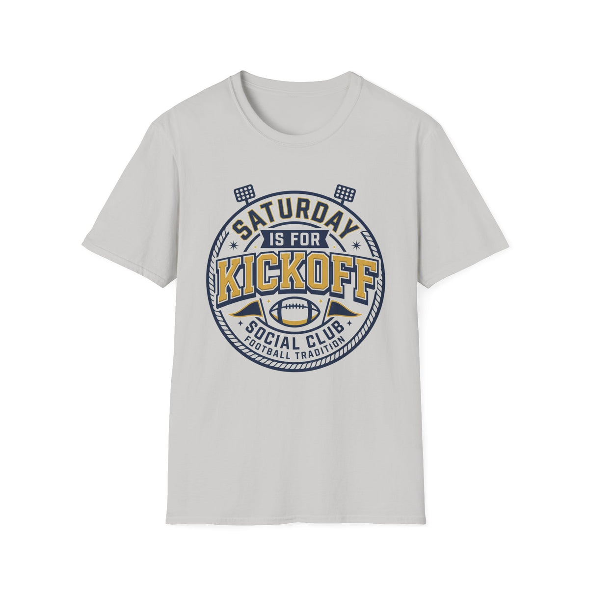 Saturday Night Kickoff T-Shirt — Vintage Football Game Day Tee - Trending Now - August 2026