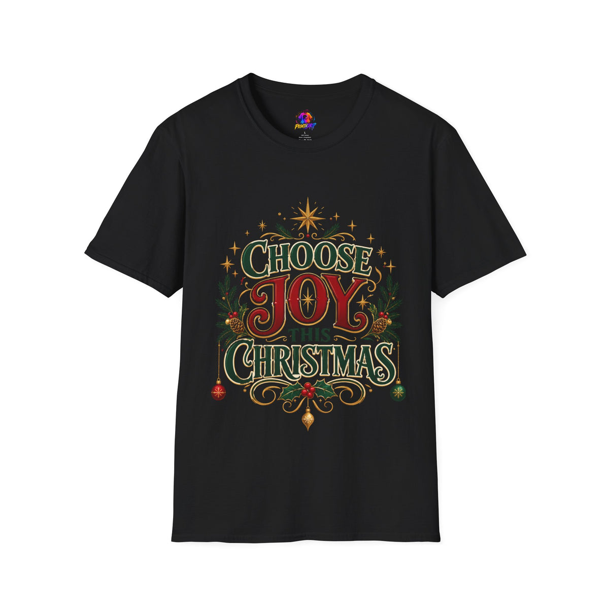 Choose Joy This Christmas T-Shirt — Festive Holiday Graphic Tee