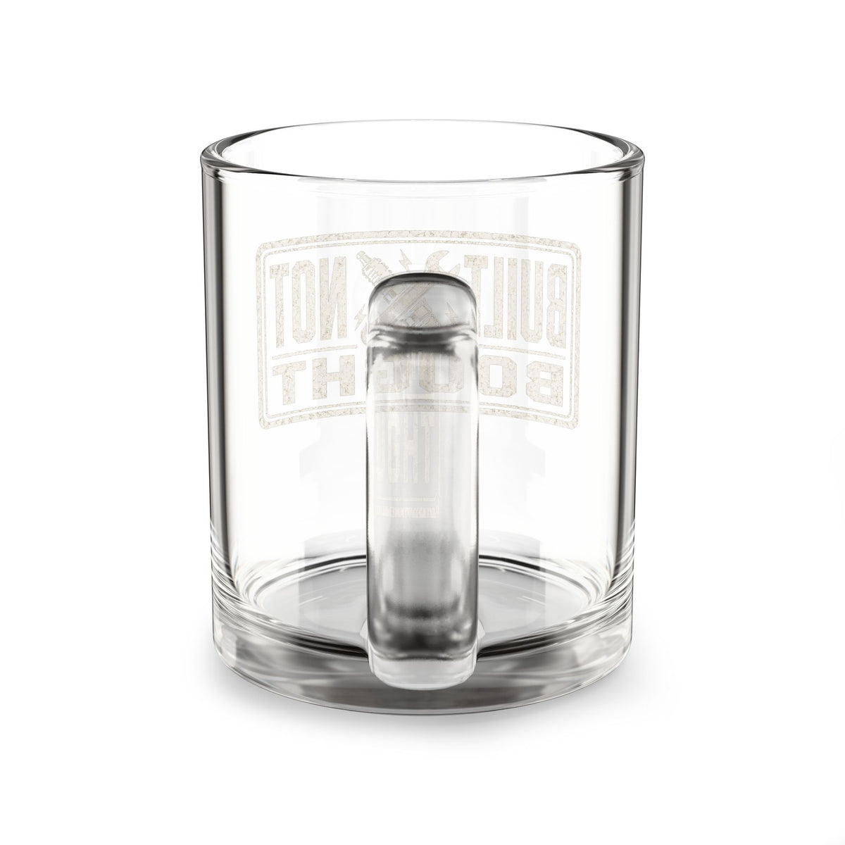 Glass Mug, 10oz Milo Bailey Dog Dad Mom Glass Mug, 10oz