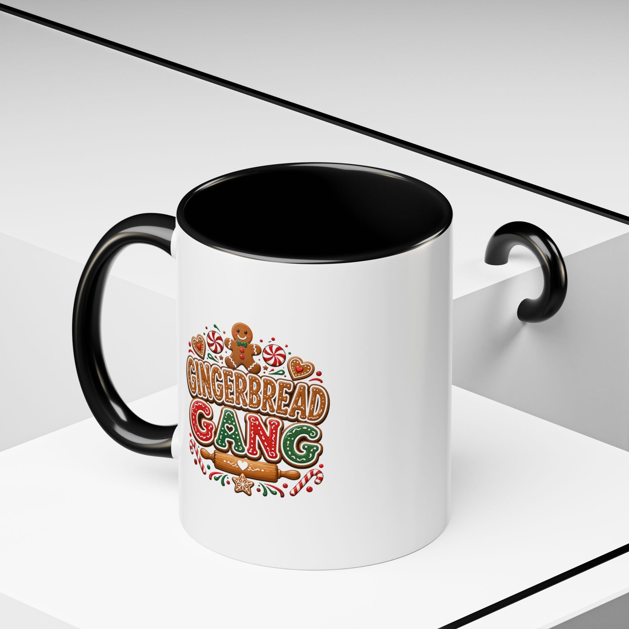 Gingerbread Gang Coffee Mug – Holiday Baking Christmas Cocoa Mug