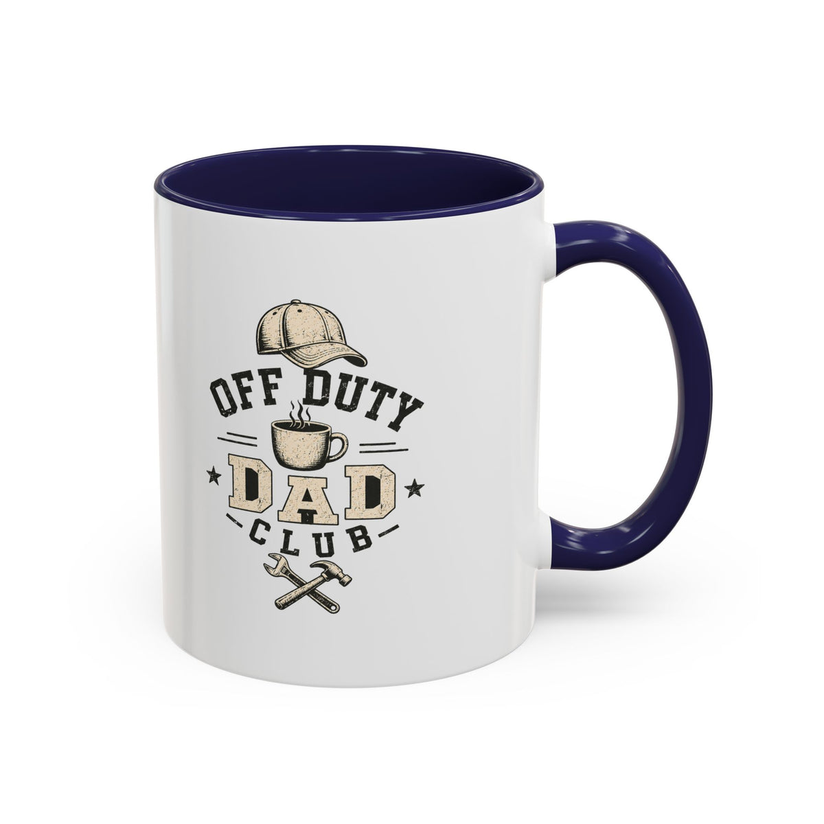 Milo Bailey Dog Dad Mom Off Duty Dad Club Coffee Mug — Funny Father’s Day Accent Mug
