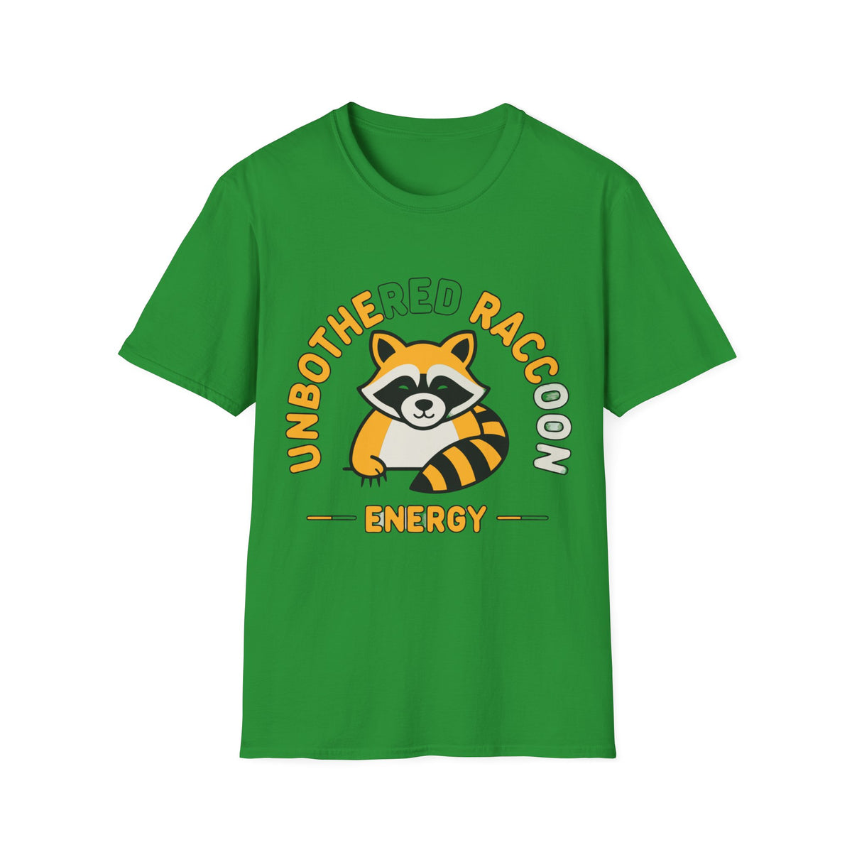 Unbothered Raccoon T-Shirt — Cute Relaxed Graphic Tee ("Unbothered Raccoon Energy") - Trending Now - August 2026