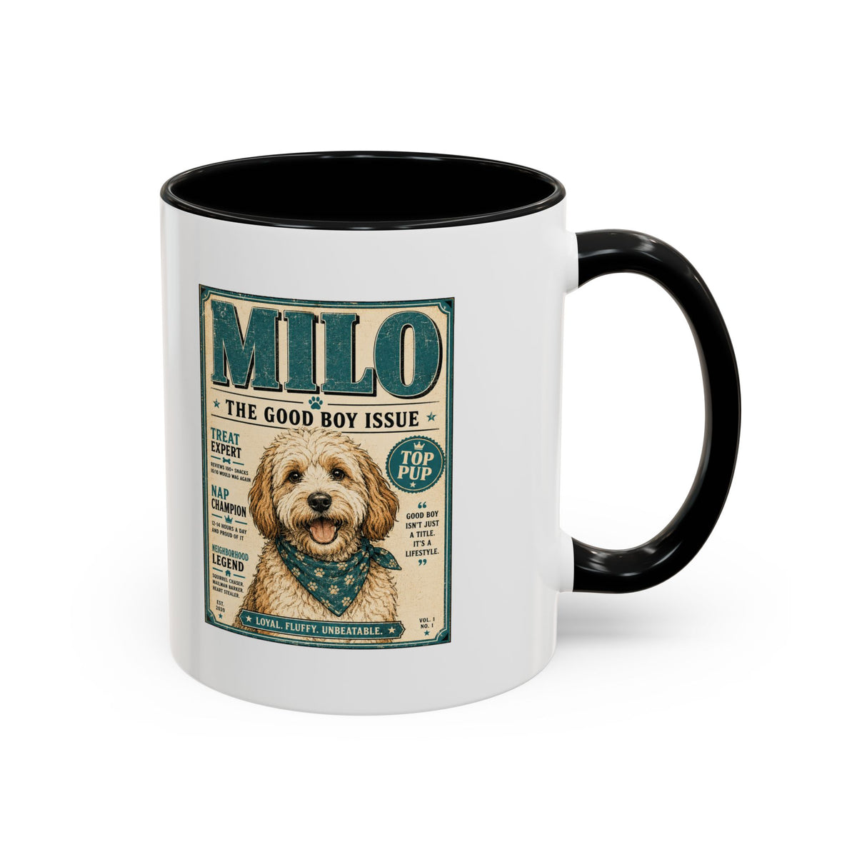 Milo Bailey Dog Dad Mom Milo 'The Good Boy Issue' Coffee Mug