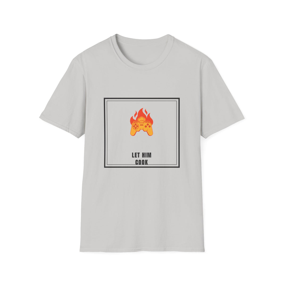 Gaming Controller on Fire T-Shirt — "Let Him Cook" Gamer Tee - Trending Now - September 2026