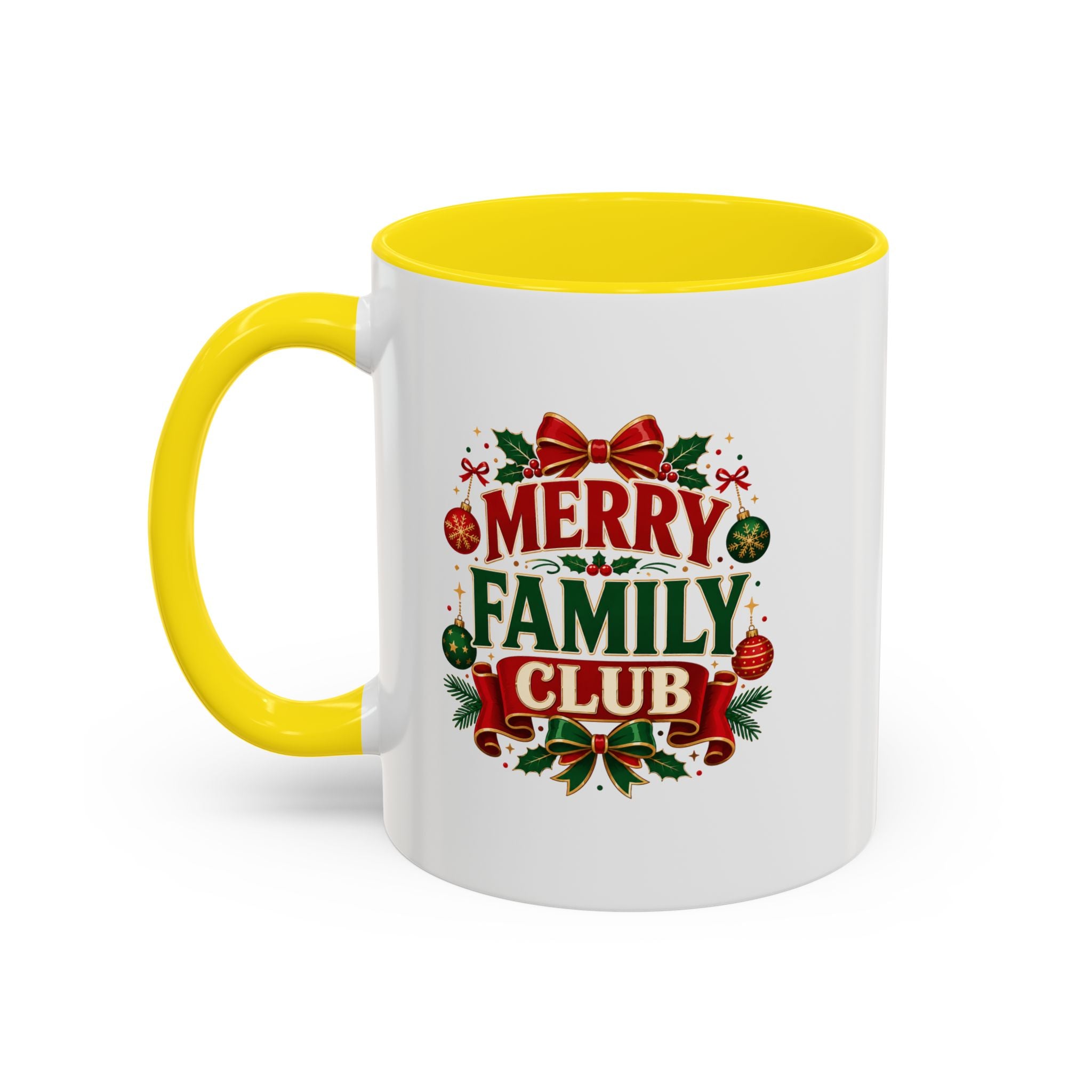 Accent Coffee Mug Merry Family Club