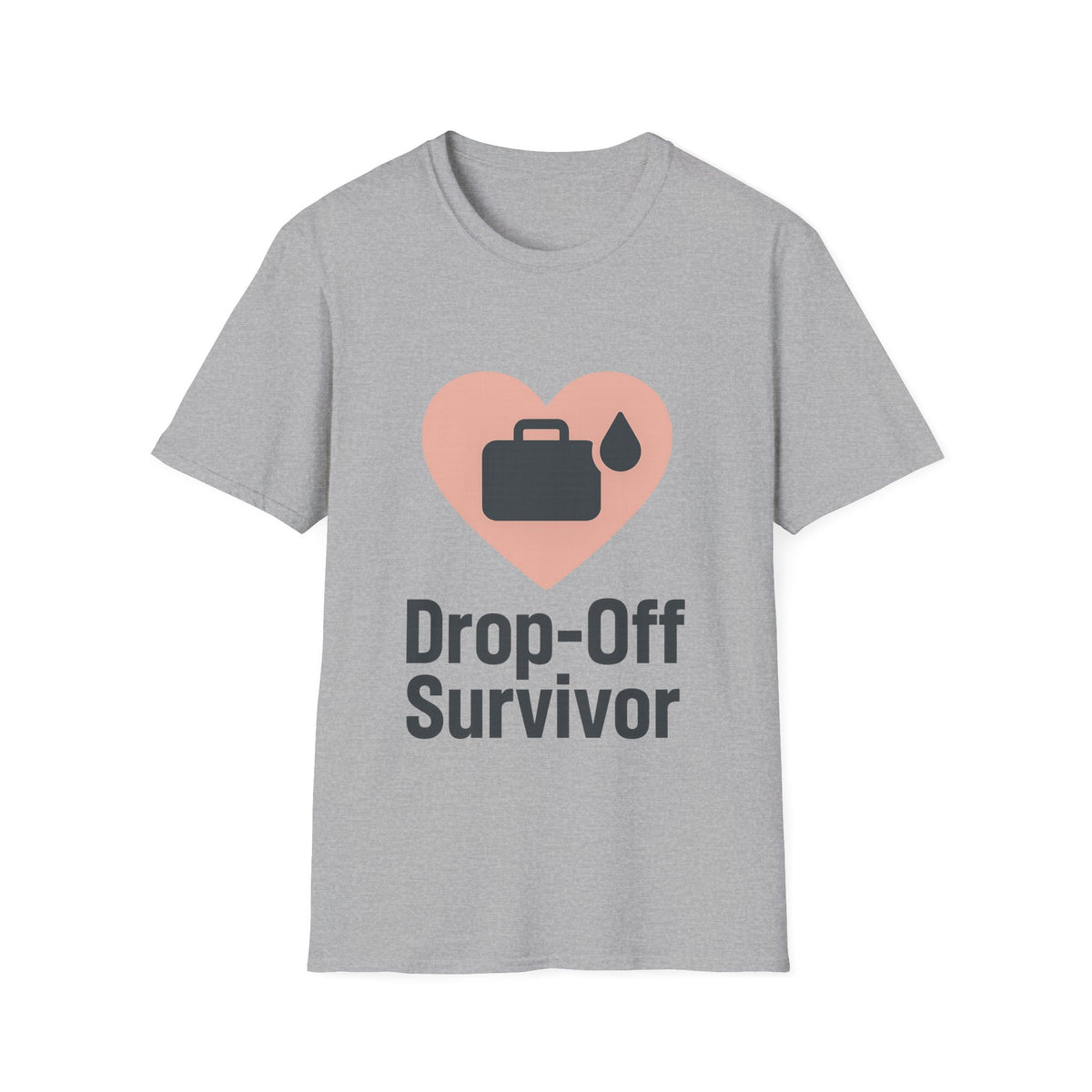 Drop-Off Survivor T-Shirt — Heart & Inkjet Printer Rescue Tee - Trending Now - August 2026