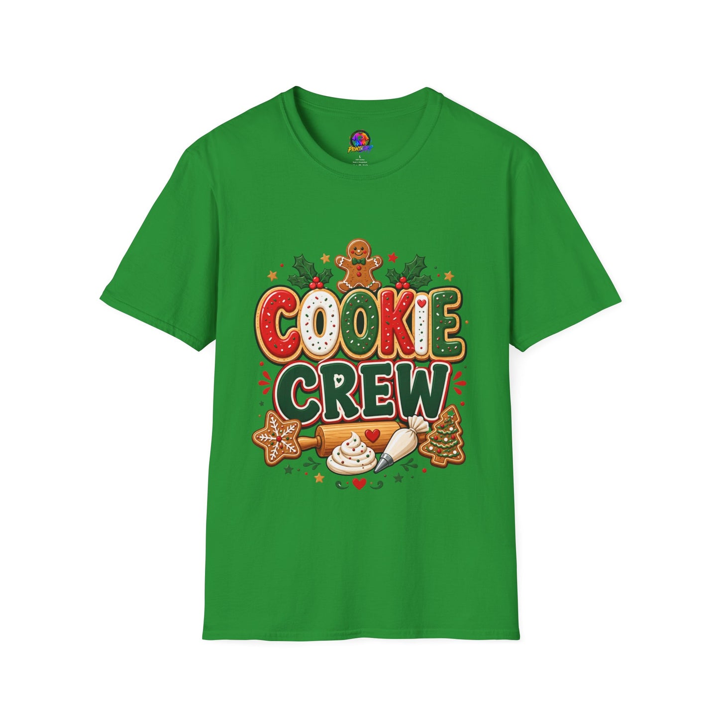 Cookie Crew T-Shirt — Christmas Gingerbread Holiday Tee