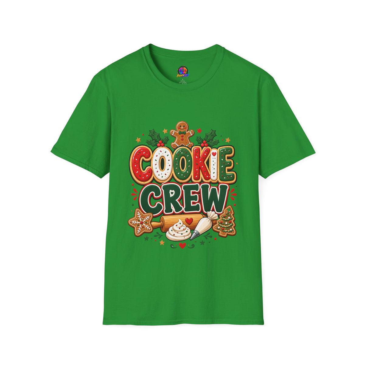 Cookie Crew T-Shirt — Christmas Gingerbread Holiday Tee