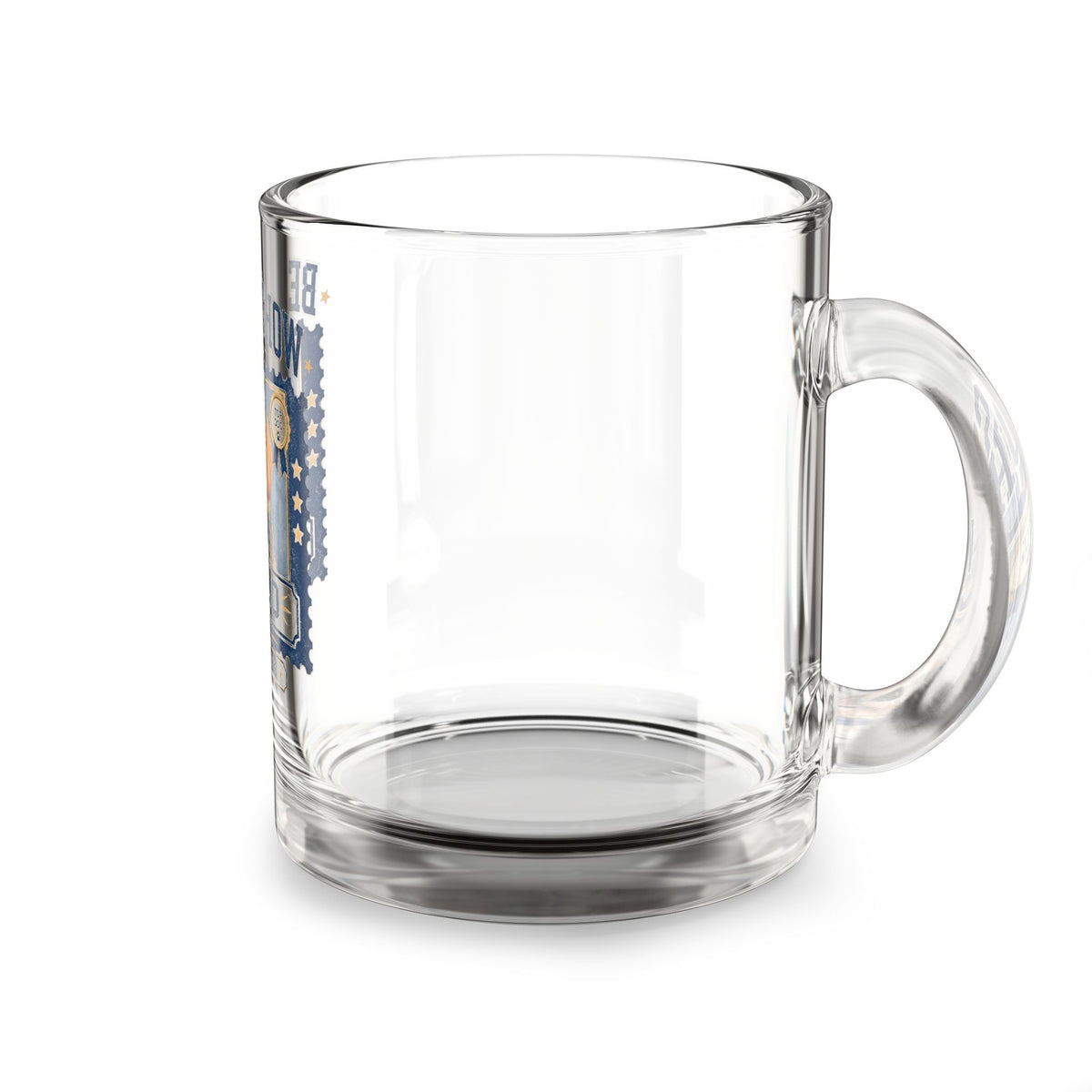 Best in Show Personalized Dog Glass Mug – 'Milo' Paw Print Design, 10oz Milo Bailey Dog Dad Mom  Glass Mug 10 oz
