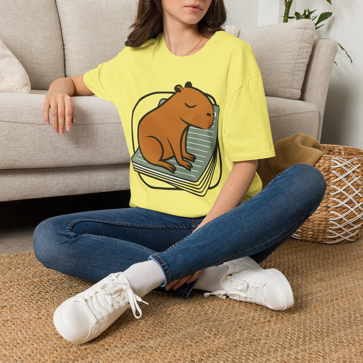 Capybara Nap T-Shirt — Cute Relaxed Capybara Illustration Tee - Trending Now - August 2026