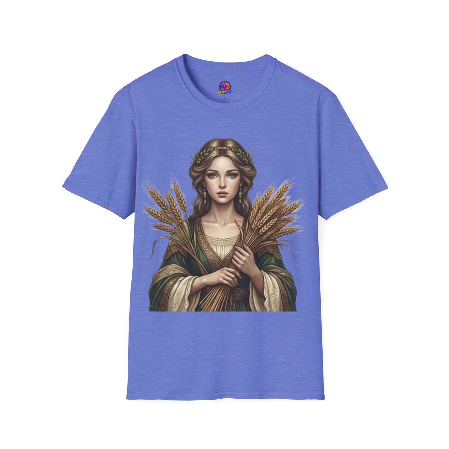 Goddess of Harvest T‑Shirt — Wheat Maiden Graphic Tee