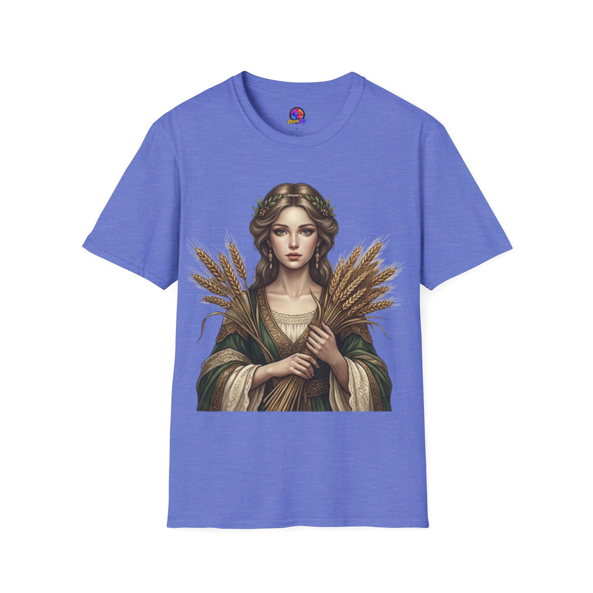 Goddess of Harvest T‑Shirt — Wheat Maiden Graphic Tee
