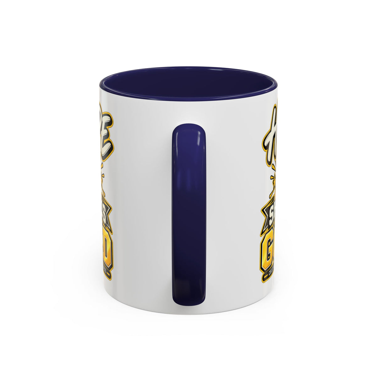Hope Shines in Gold Coffee Mug — Childhood Cancer Awareness Accent Mug