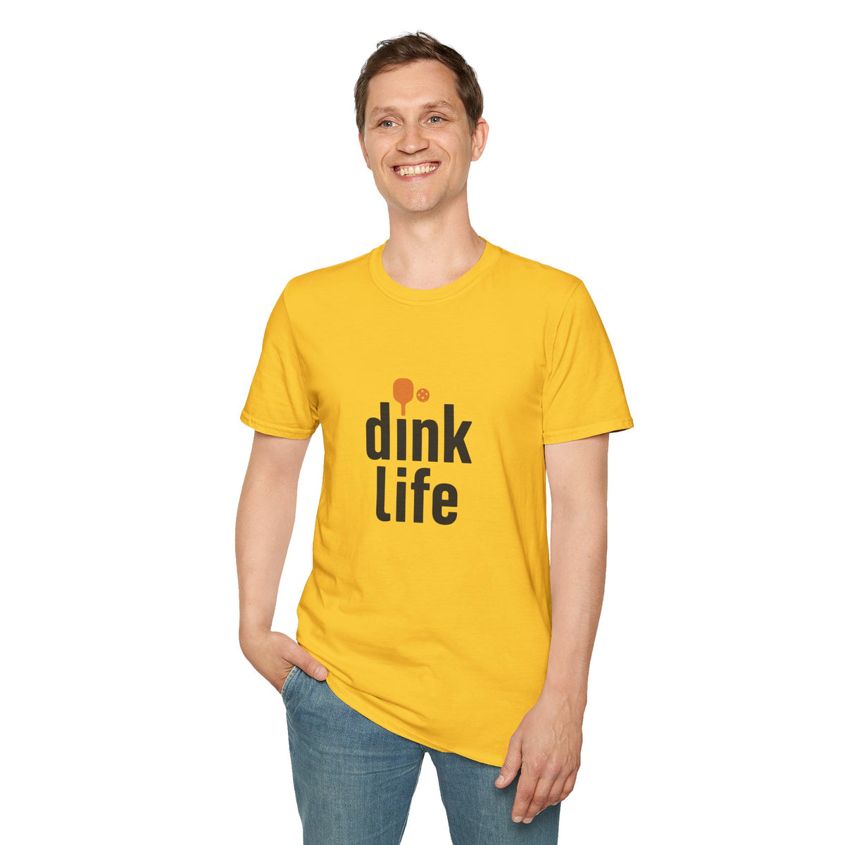 Drink Life T-Shirt — Minimal Orange Bubble Logo Tee - Trending Now - August 2026