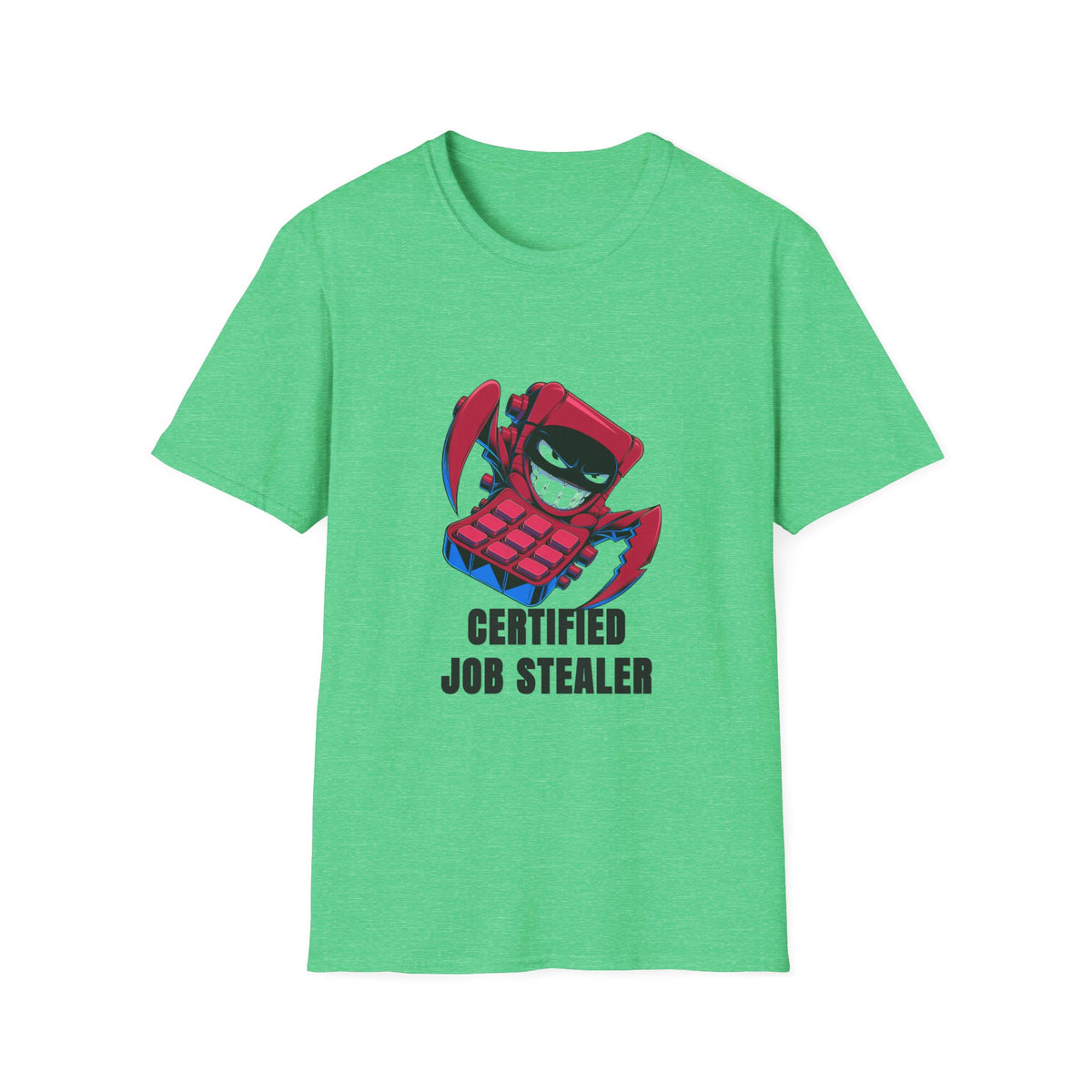 Certified Job Stealer T-Shirt — Funny Cartoon Ninja Heist Tee - Trending Now - August 2026
