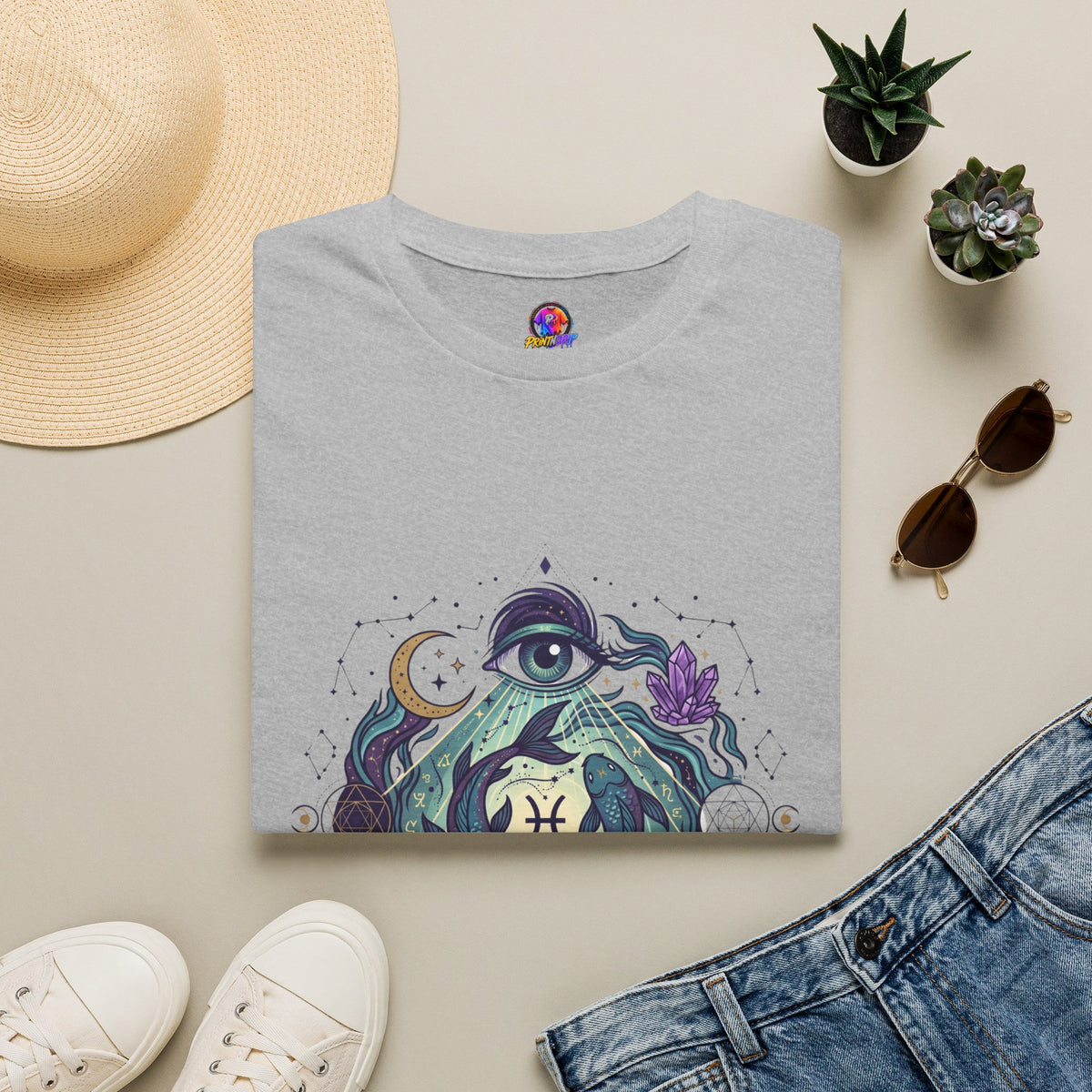 Pisces Mystic T-Shirt — 'I See Things You Don't' Astrology Tee