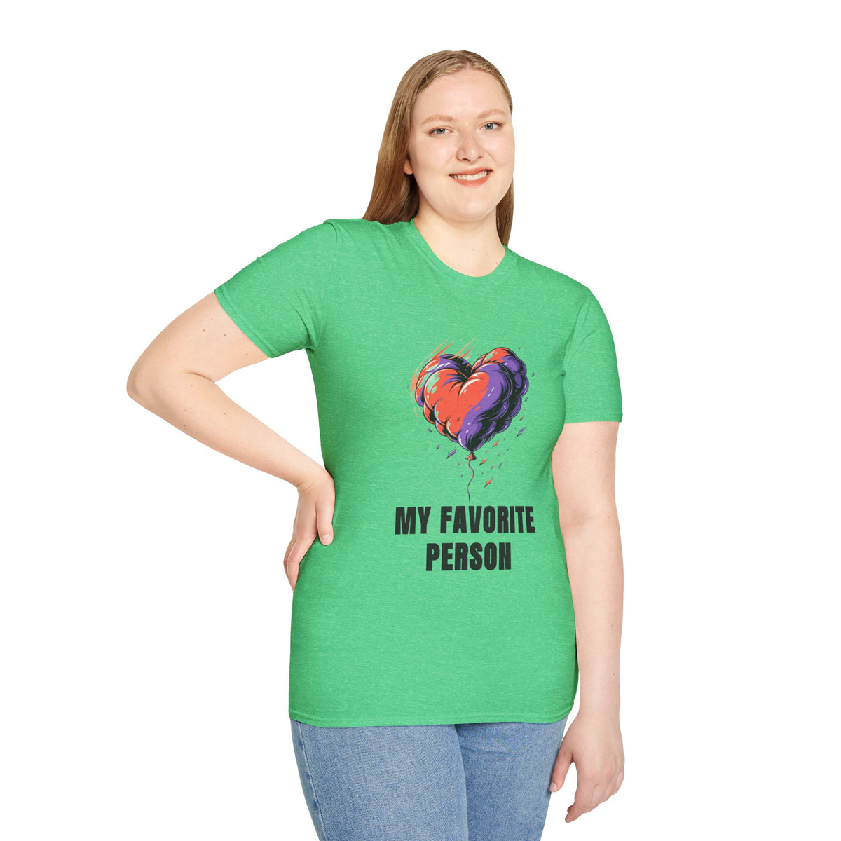 Heart Graphic T-Shirt — "My Favorite Person" Casual Tee - Trending Now - August 2026