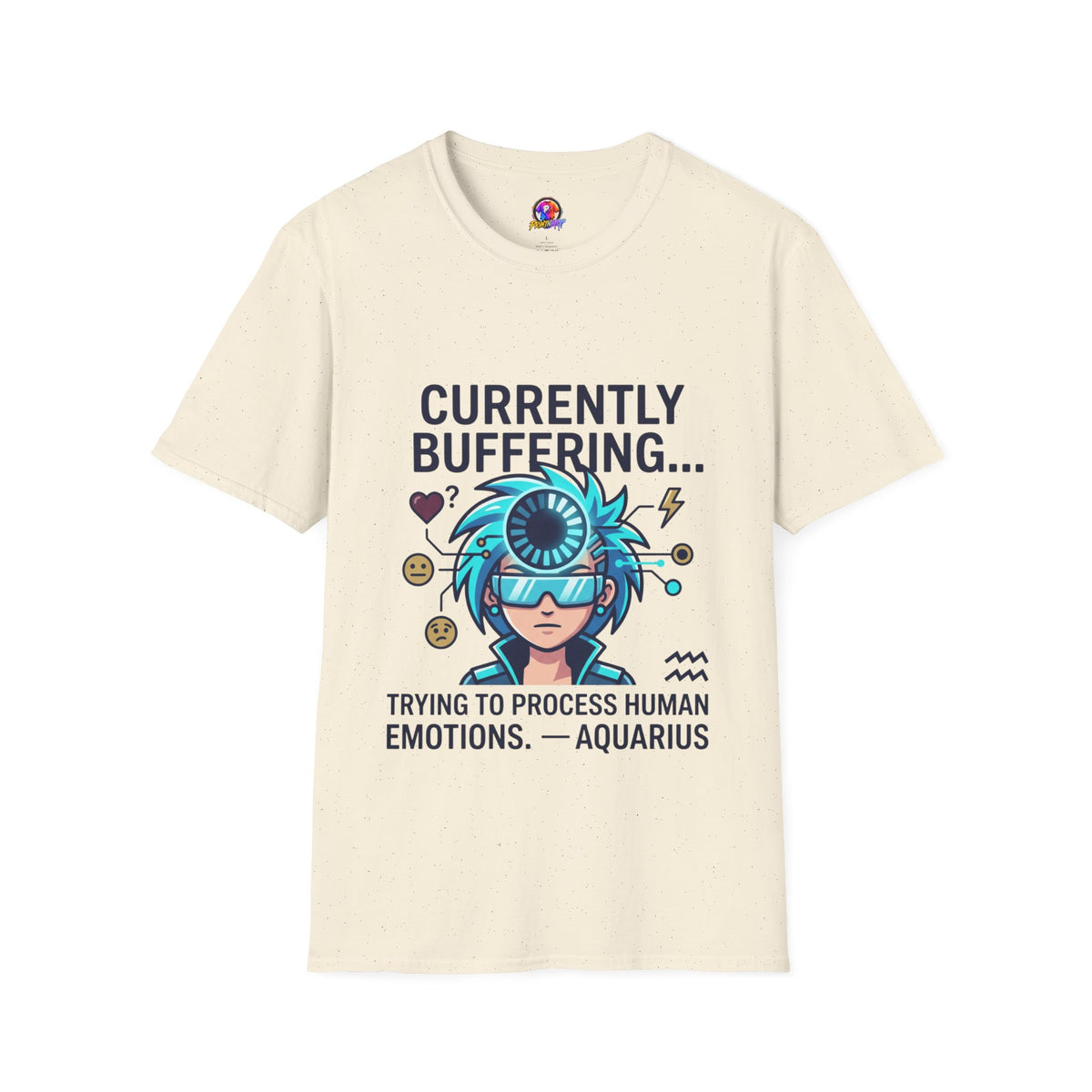 Currently Buffering T-Shirt — Funny Aquarius Zodiac Tee