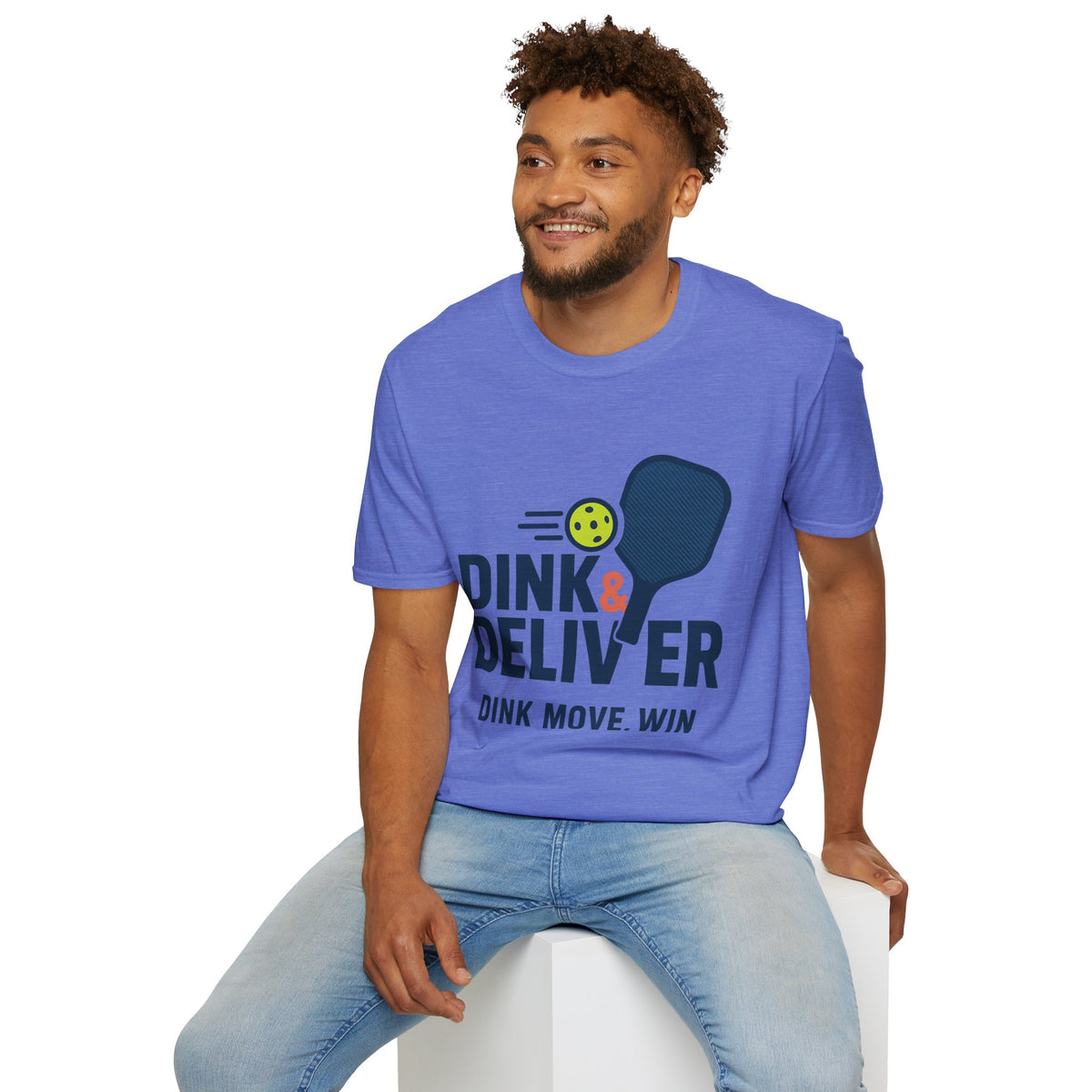Pickleball Player T‑Shirt — 'Dink. Drive. Deliver.' Graphic Tee for Pickleball Fans - Trending Now - August 2026