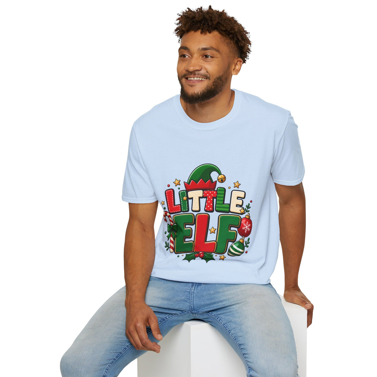 Little Elf Christmas T-Shirt — Cute Holiday Kids/Family Elf Tee