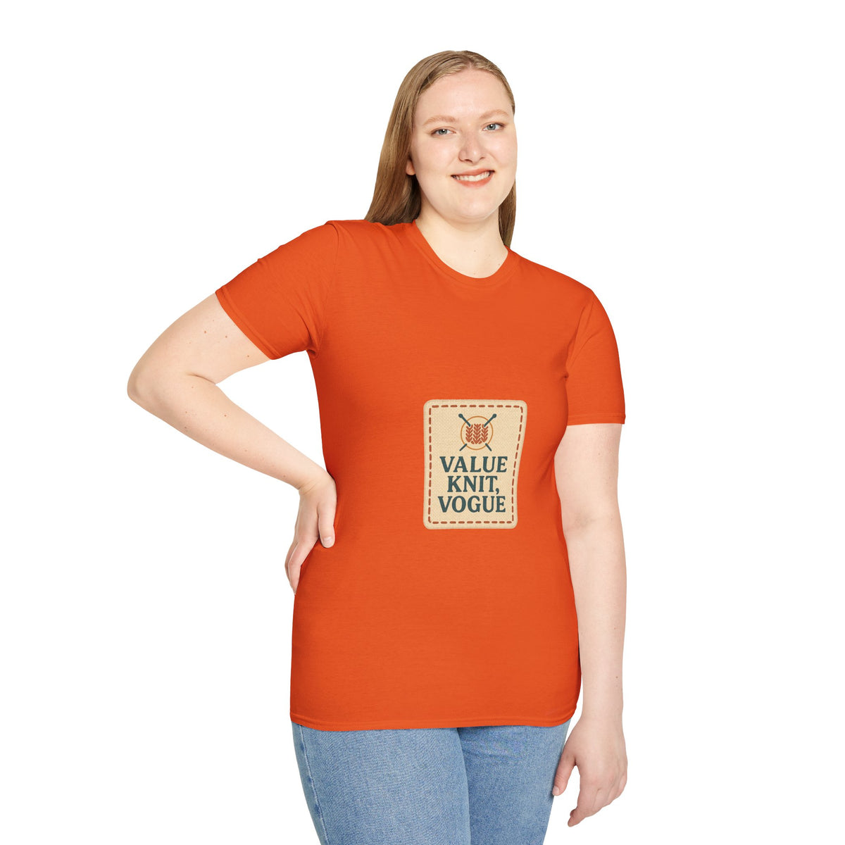 Value Knit Vogue T-Shirt — Vintage Knitting Graphic Tee - Trending Now - October 2026