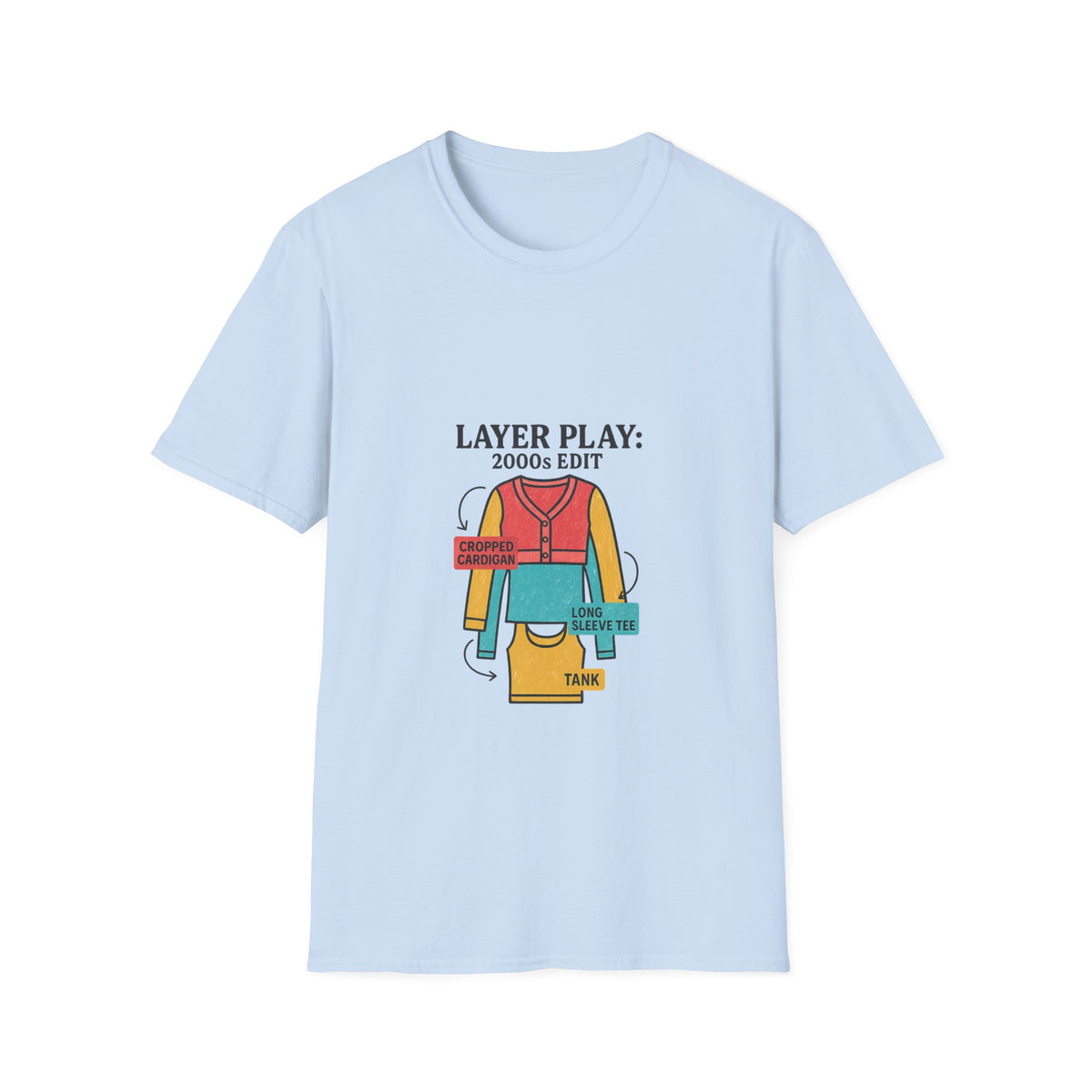 Layer Play: 2000s Edit T-Shirt - Trending Now - October 2026