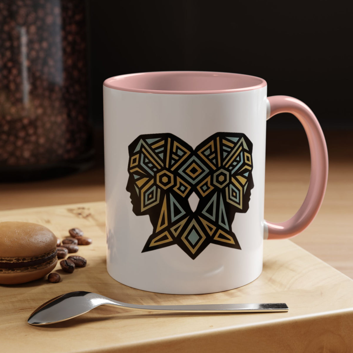 Gemini Zodiac Accent Coffee Mug