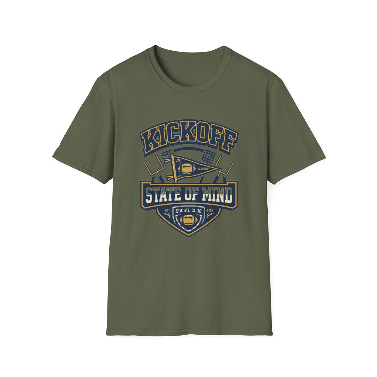 Kickoff Football Shield T‑Shirt — Game Day Vintage Style - Trending Now - August 2026