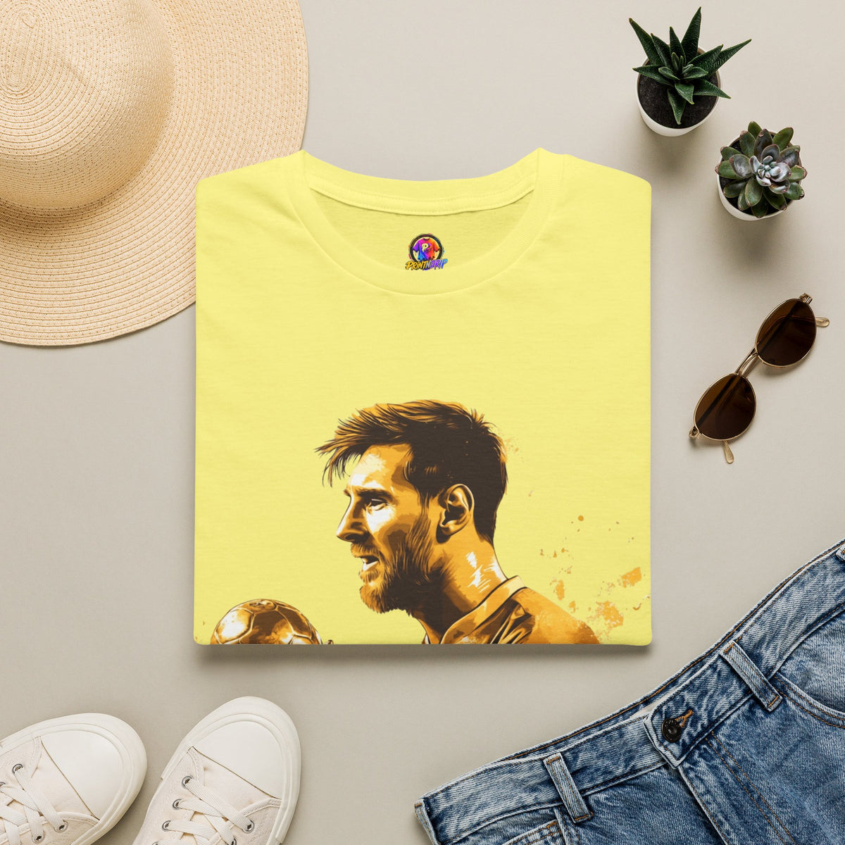 Minimal White T-Shirt — Classic Crewneck Tee