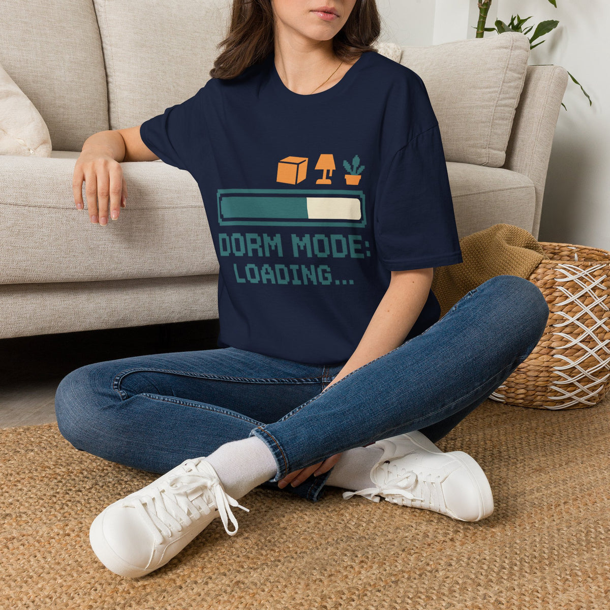 Dorm Mode Loading T‑Shirt — Funny Moving/College Moving Tee - Trending Now - August 2026