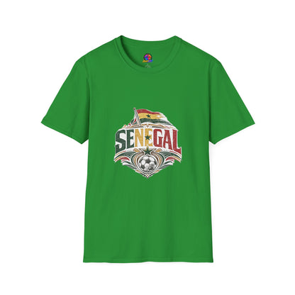 Senegal Flag Graphic T-Shirt — Vintage Senegal Pride Tee