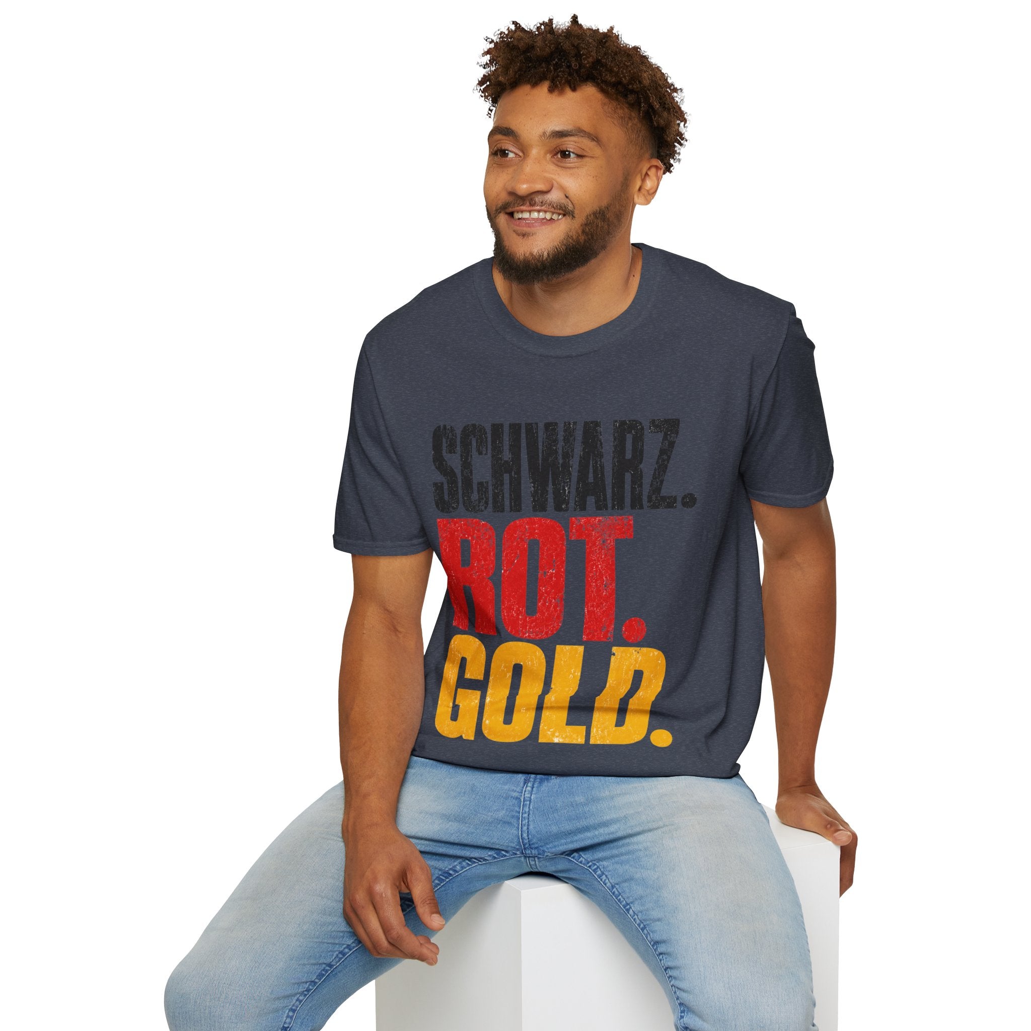 Germany Schwarz Rot Gold T-Shirt — German Flag Pride Graphic Tee
