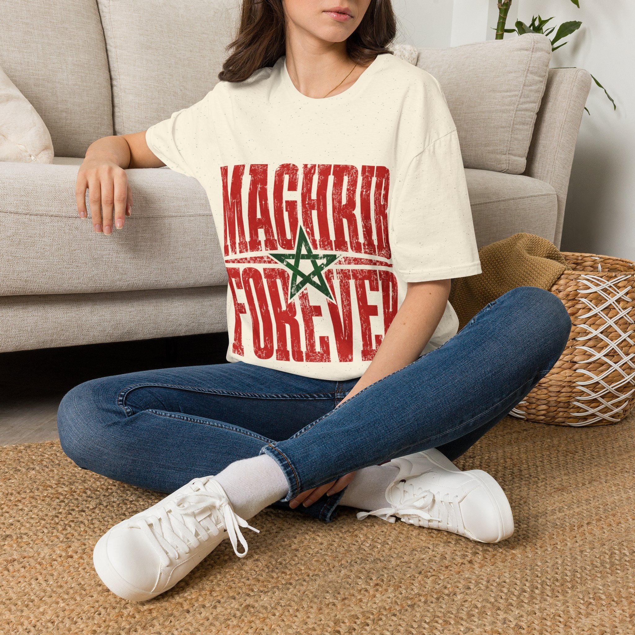 Morocco T-Shirt — Maghrib Forever Moroccan Flag Graphic Tee