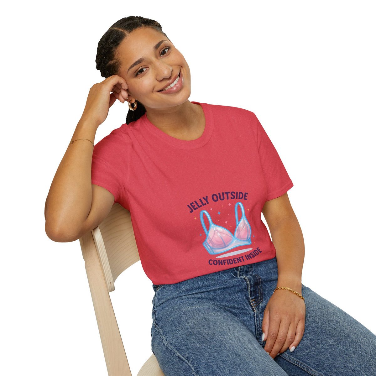 T-Shirt — "Jelly Outside, Confident Inside" Bikini Illustration- Trending Now - October 2026