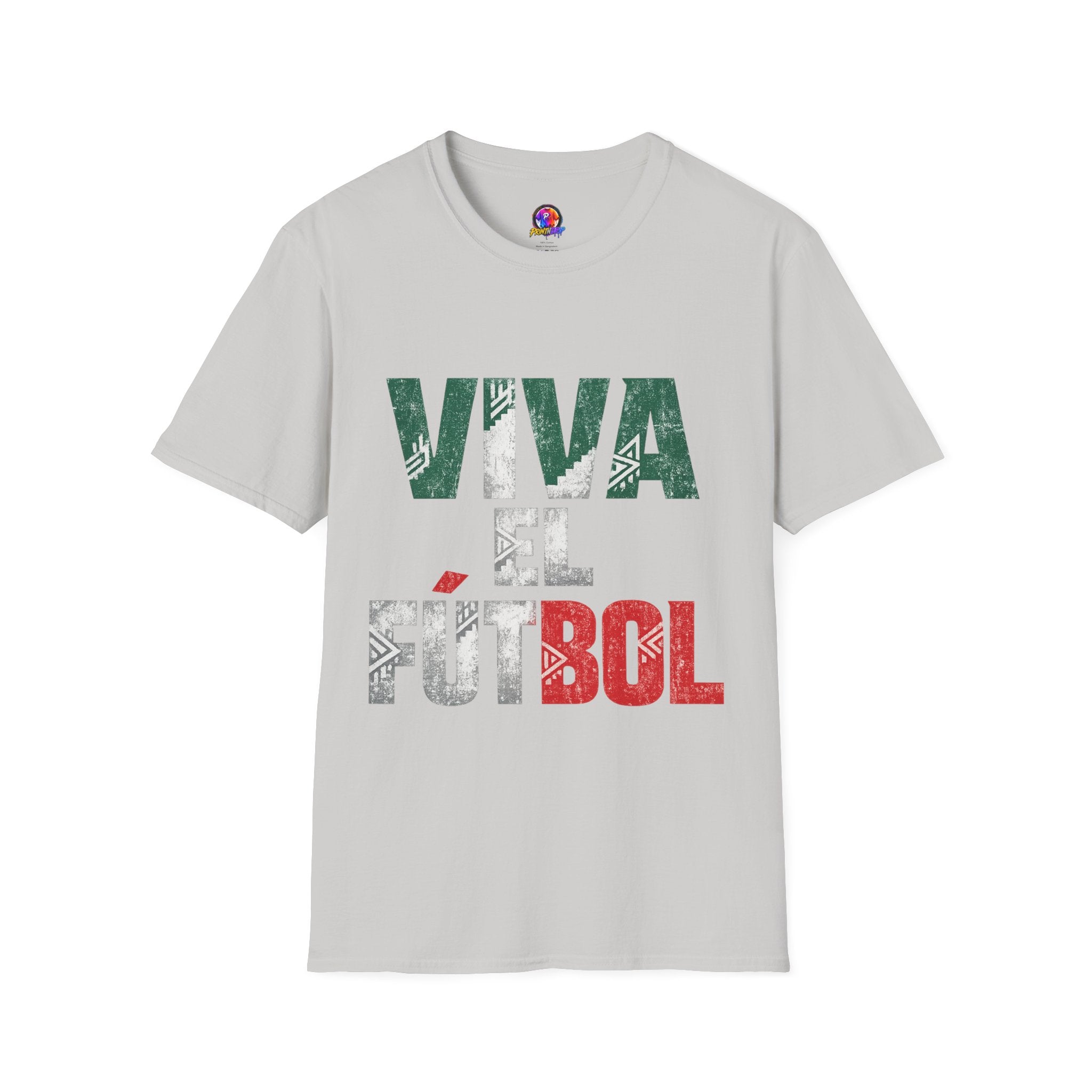 Mexico T-Shirt — "Viva El Fútbol" Mexican Soccer Graphic Tee