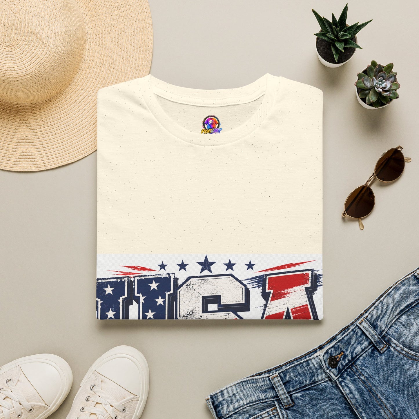 USA Flag Graphic T-Shirt — Patriotic American Pride Tee