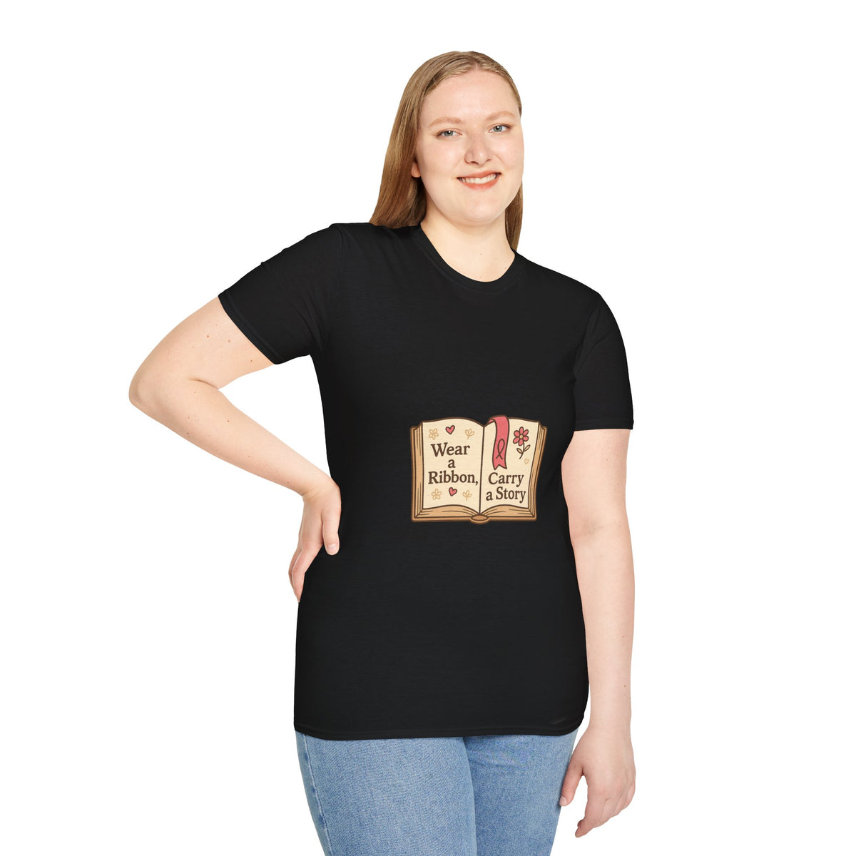 Book Lover T‑Shirt — "Wear a Ribbon, Carry a Story" Vintage Open Book Design - Trending Now - October 2026