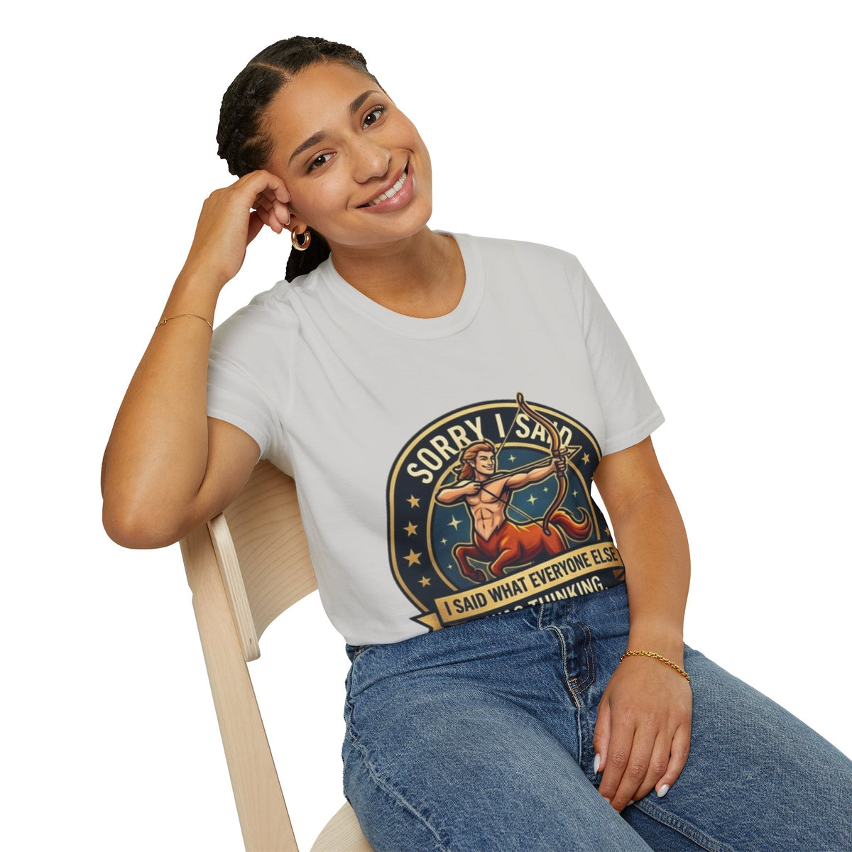 Sagittarius T-Shirt "Sorry I Said What Everyone Else Was Thinking" – Zodiac Archer Graphic Tee